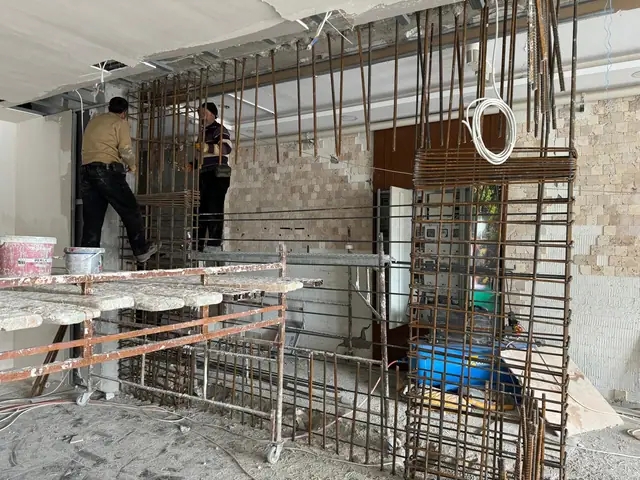 Foto de obra de Meva1 Mühendislik 1 — refuerzo estructural y renovación urbana