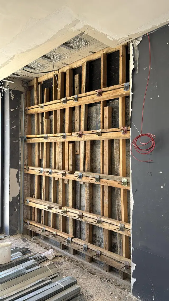 Foto de obra de Meva1 Mühendislik 3 — refuerzo estructural y renovación urbana