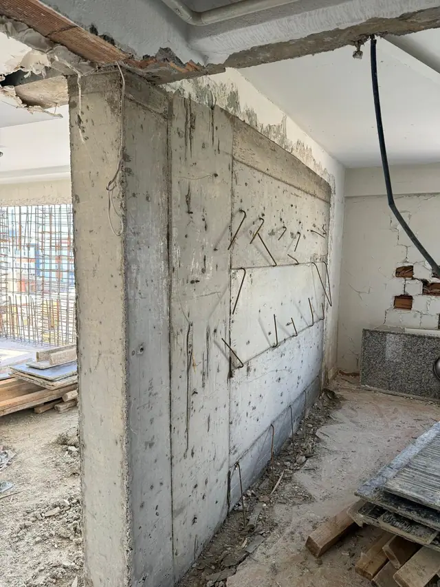 Foto de obra de Meva1 Mühendislik 34 — refuerzo estructural y renovación urbana