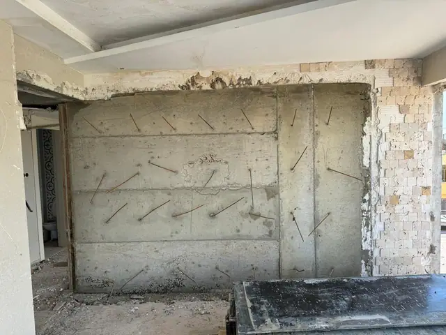 Foto de obra de Meva1 Mühendislik 35 — refuerzo estructural y renovación urbana
