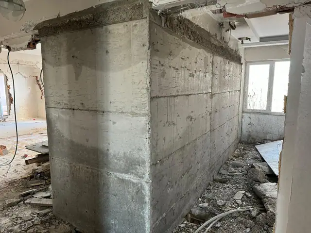 Foto de obra de Meva1 Mühendislik 38 — refuerzo estructural y renovación urbana