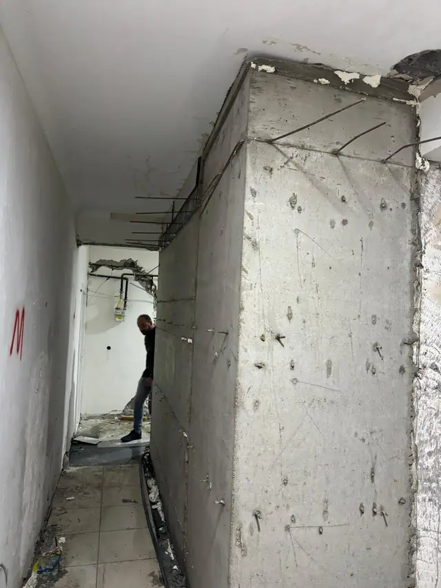 Foto de obra de Meva1 Mühendislik 65 — refuerzo estructural y renovación urbana
