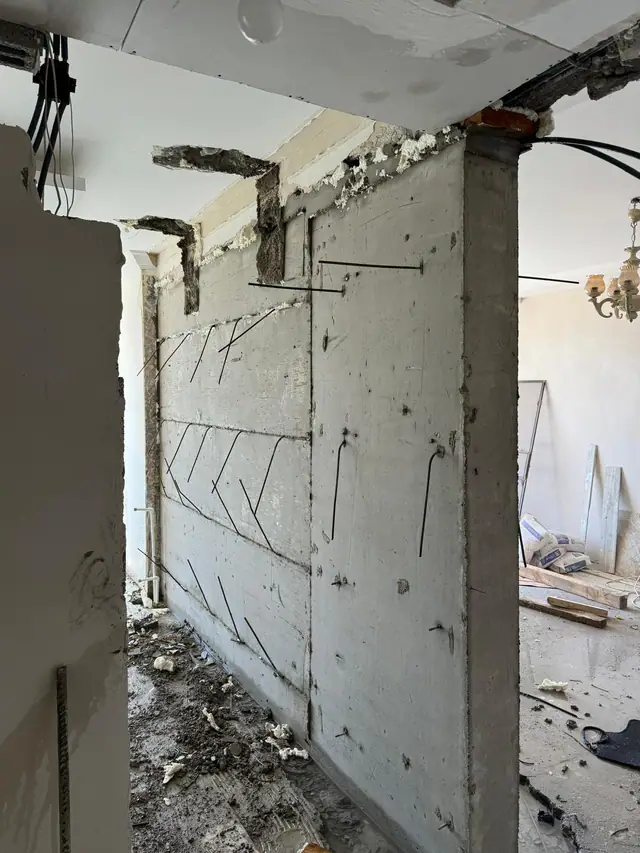 Foto de obra de Meva1 Mühendislik 68 — refuerzo estructural y renovación urbana