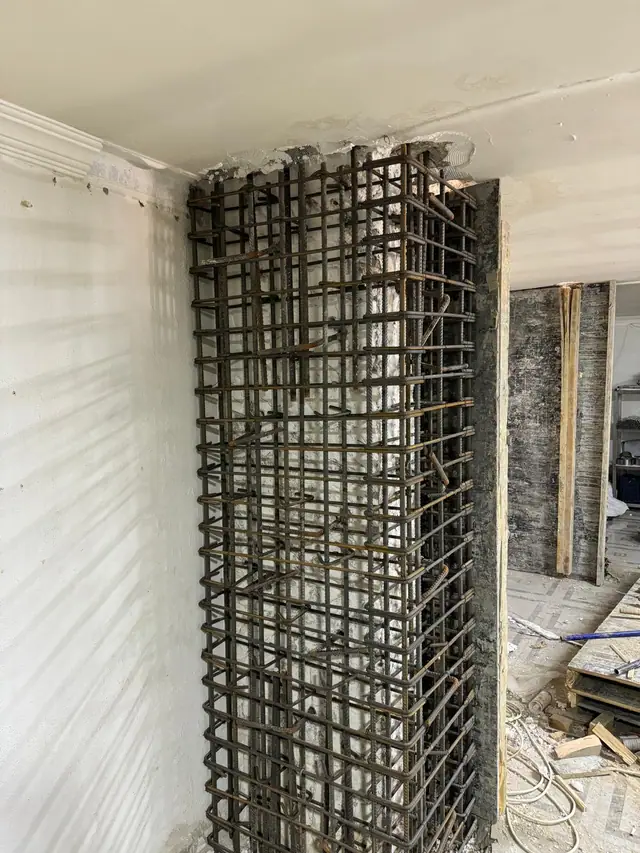 Foto de obra de Meva1 Mühendislik 73 — refuerzo estructural y renovación urbana