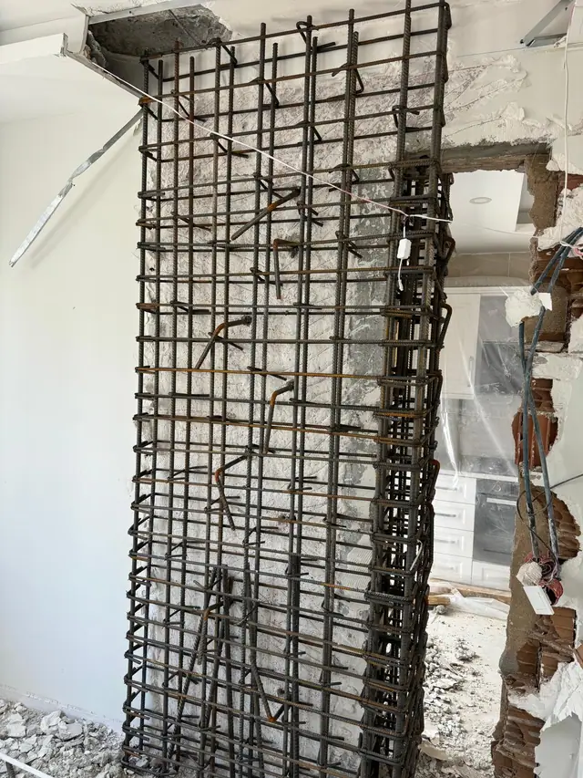 Foto de obra de Meva1 Mühendislik 82 — refuerzo estructural y renovación urbana