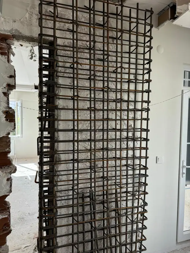 Foto de obra de Meva1 Mühendislik 83 — refuerzo estructural y renovación urbana
