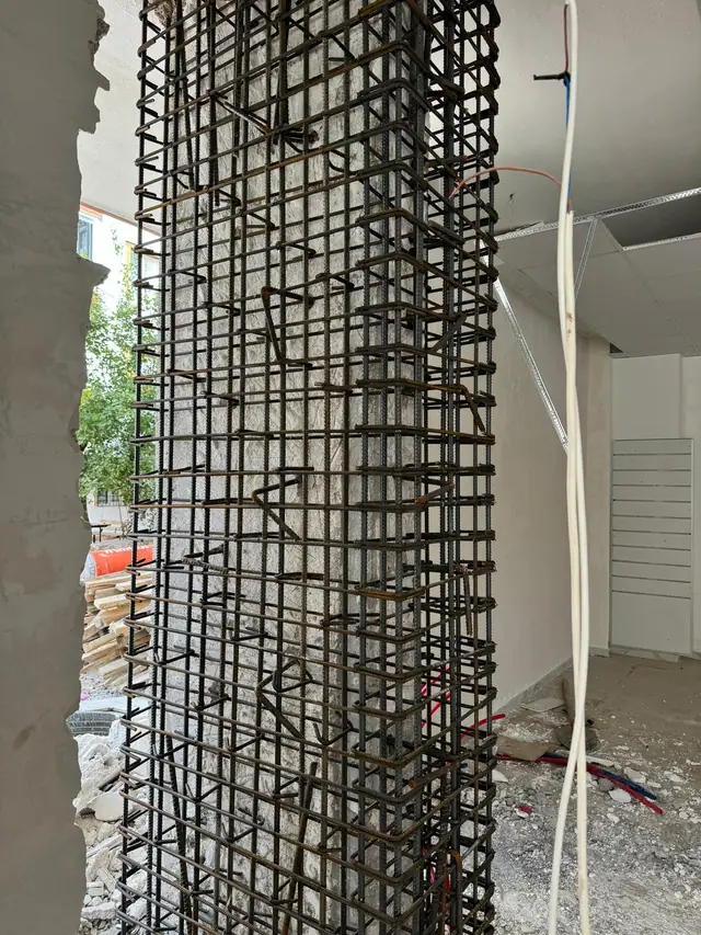 Foto de obra de Meva1 Mühendislik 85 — refuerzo estructural y renovación urbana