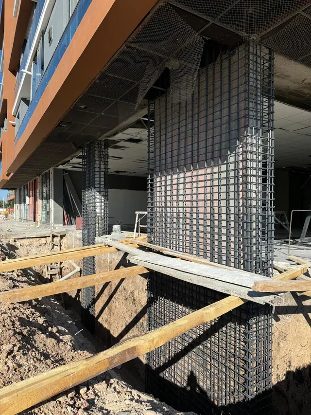 Foto de obra de Meva1 Mühendislik 119 — refuerzo estructural y renovación urbana