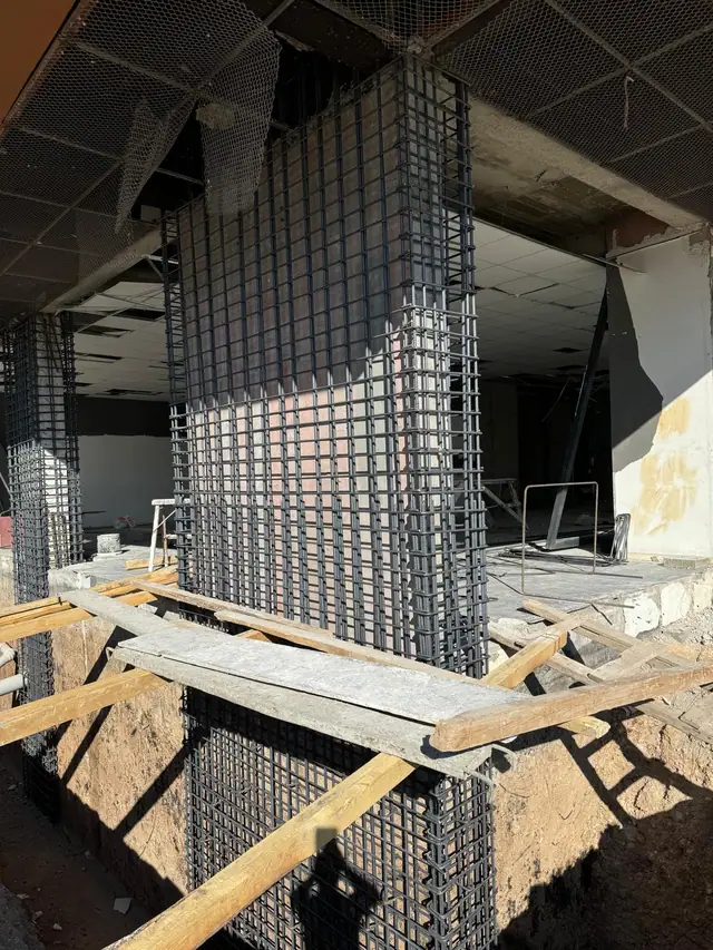 Foto de obra de Meva1 Mühendislik 120 — refuerzo estructural y renovación urbana
