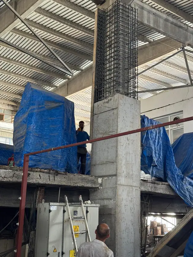 Foto de obra de Meva1 Mühendislik 137 — refuerzo estructural y renovación urbana